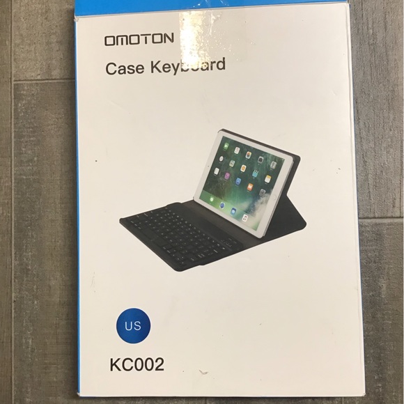 OMOTON Detachable Keyboard Case KC002 Black 10.2/10.5" Screen For Apple, Samsung - Picture 4 of 4